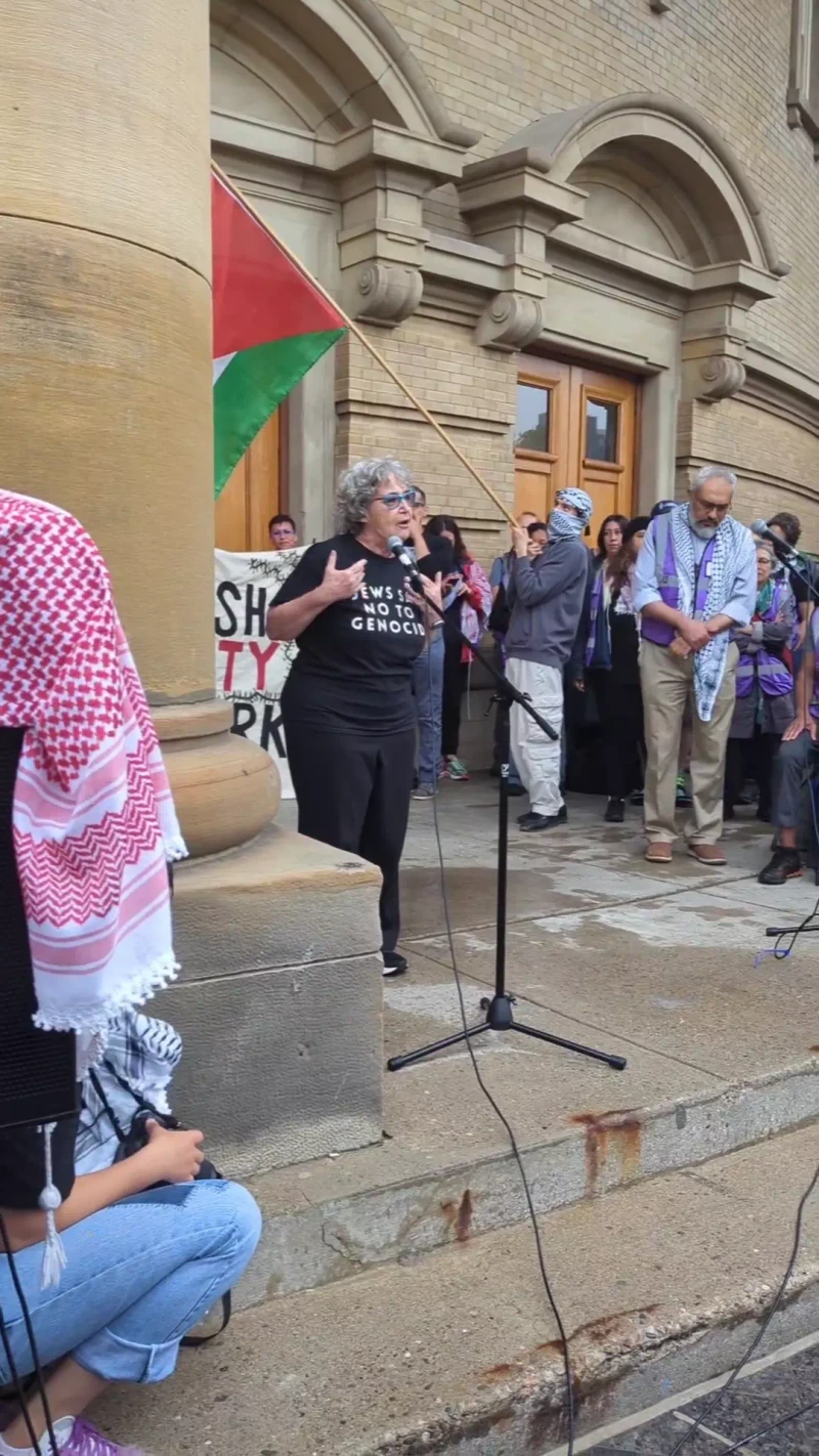 Judy Rebick Speaks At Pro Hamas UofT Encampment_#27